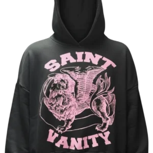 BLACK & PINK GRIFFIN HOODIE