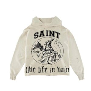 Saint Vanity LLIV Hoodie White