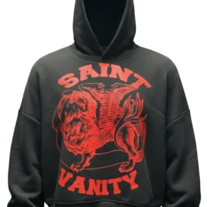 BLACK & RED GRIFFIN HOODIE