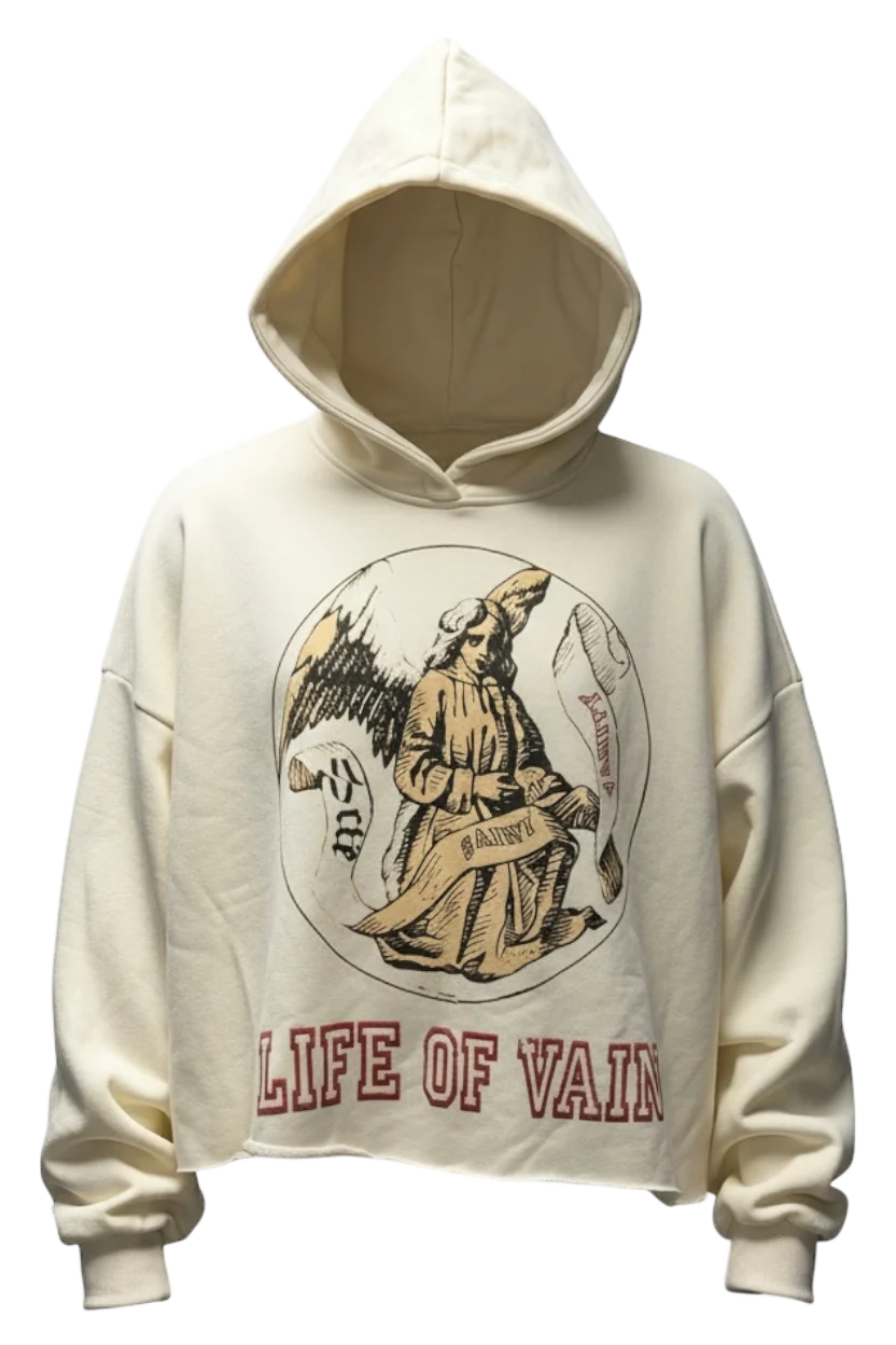 CREAM LIFE OF VAIN HOODIE CREAM LIFE OF VAIN HOODIE