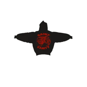 Saint Vanity Black & Red Griffin Hoodie