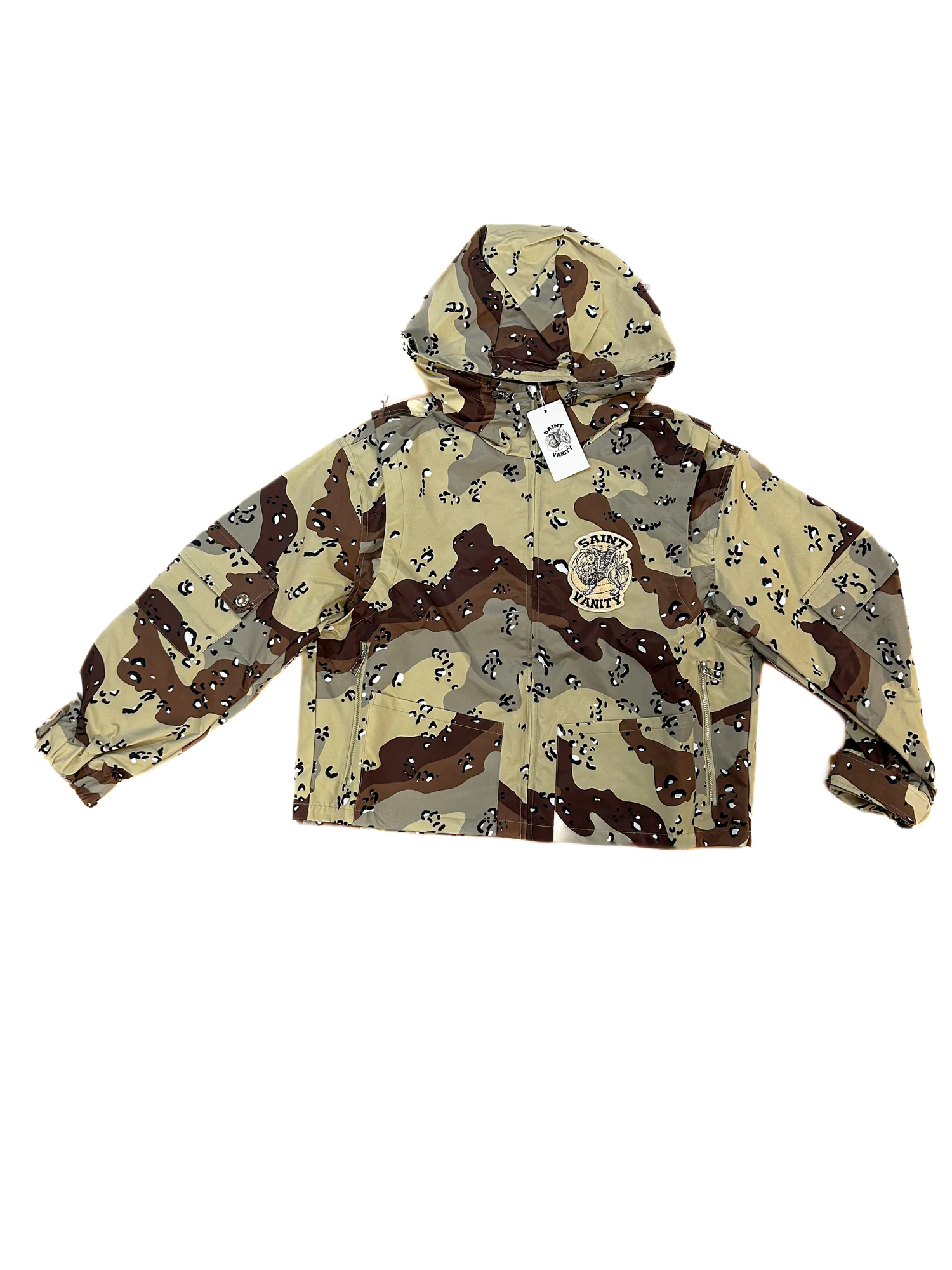 SAINT VANITY TAN CAMO JACKET SAINT VANITY TAN CAMO JACKET