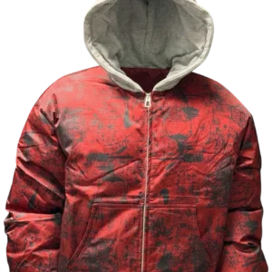 RED GRAFFITI BOMBER