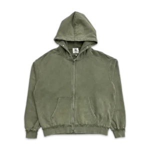 Saint Vanity French Terry Studded Jacket “Olive”