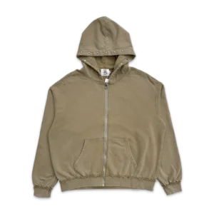 Saint Vanity French Terry Studded Jacket “Sand”