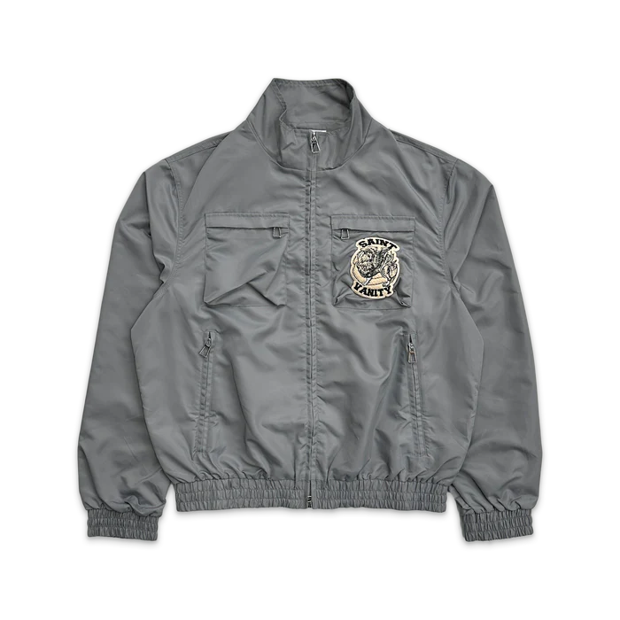 Saint Vanity Nylon Cargo Jacket “Grey” Saint Vanity Nylon Cargo Jacket “Grey”