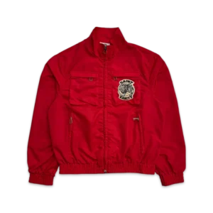Saint Vanity Nylon Cargo Jacket “Red”