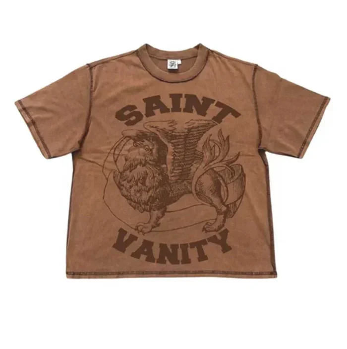 Saint Vanity “Griffin” Brown T-Shirt Saint Vanity “Griffin” Brown T-Shirt