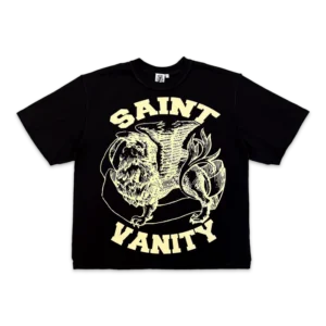 Saint Vanity Griffin Logo Tee “Black/Cream”