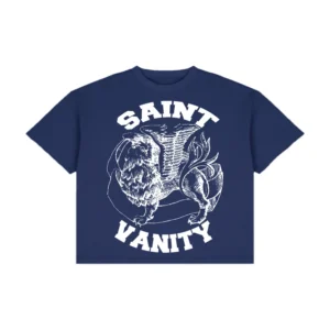 Saint Vanity NAVY GRIFFIN T-SHIRT