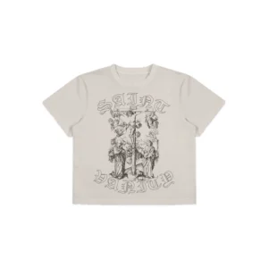 CREAM CROSS T-SHIRT