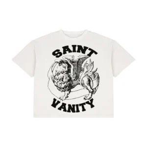 Saint Vanity WHITE & BLACK GRIFFIN T-SHIRT