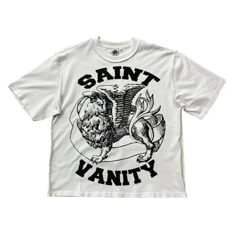 White Saint Vanity Classic Logo Griffin T-Shirt White Saint Vanity Classic Logo Griffin T-Shirt