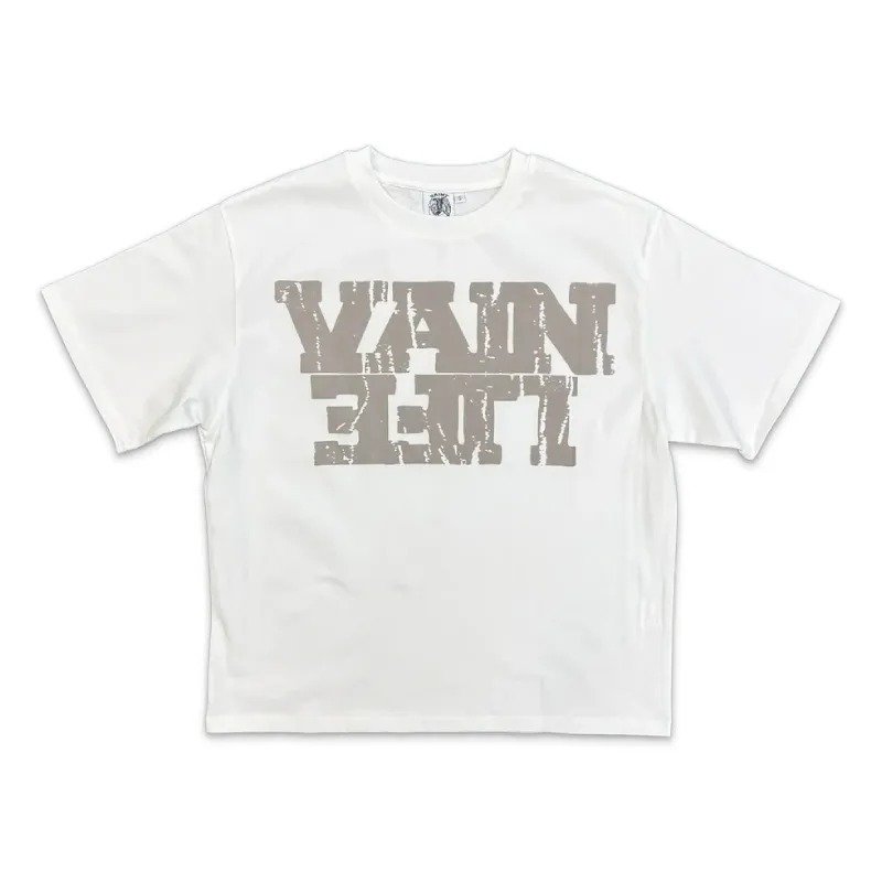 White Saint Vanity Vain Life Tee White Saint Vanity Vain Life Tee