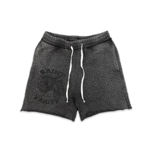 Saint Vanity VVS Logo Shorts “Washed Black”