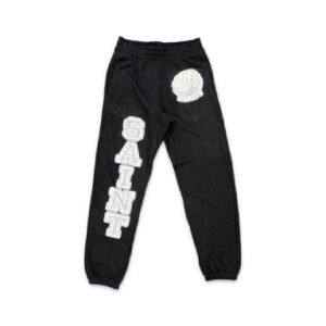Saint Vanity Logo Sweatpants Black & Grey