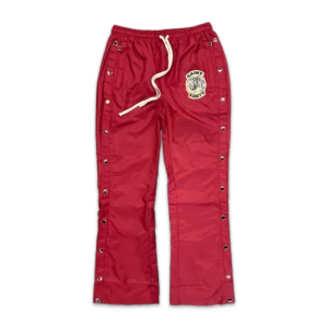 Saint Vanity Nylon Track Pants “Maroon”