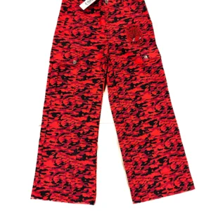 SAINT VANITY RED CAMO PANTS