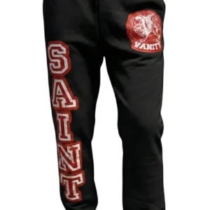 BLACK & RED VARSITY SWEATS