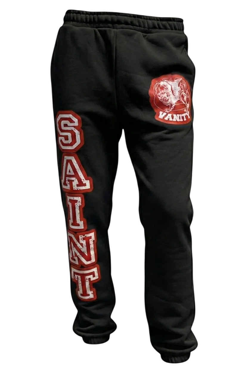 BLACK & RED VARSITY SWEATS BLACK & RED VARSITY SWEATS