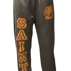 GREY/ BURGUNDY VARSITY SWEATS