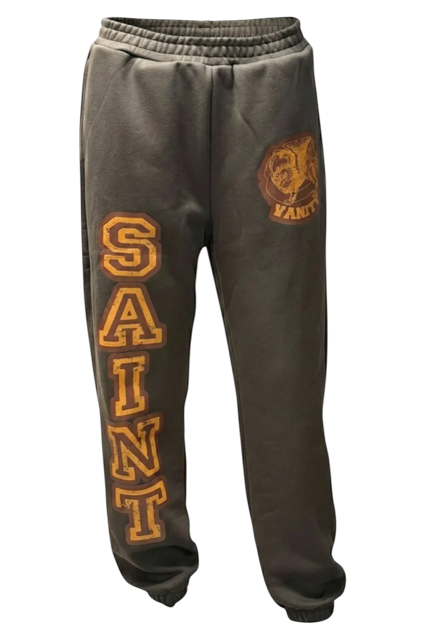 GREY/ BURGUNDY VARSITY SWEATS GREY/ BURGUNDY VARSITY SWEATS