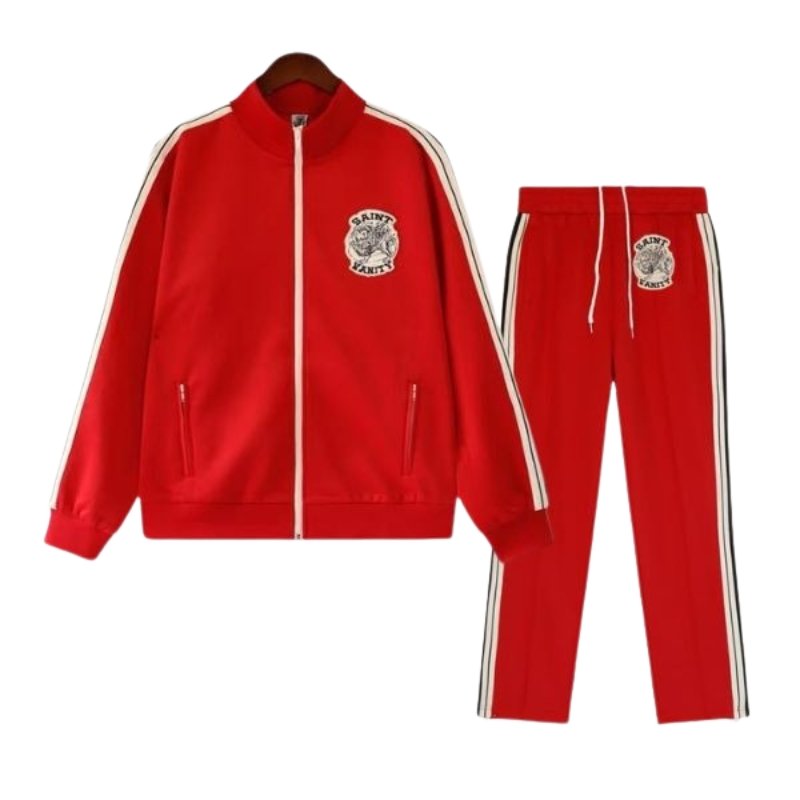 Saint Vanity Stripe Tracksuit Red Saint Vanity Stripe Tracksuit Red