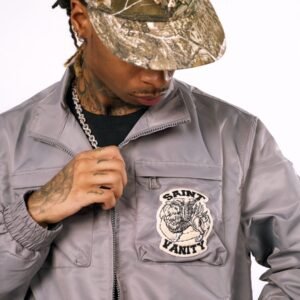 SAINT VANITY™ CARGO NYLON SET – GREY