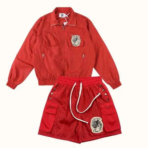 SAINT VANITY™ CARGO NYLON SET – RED SAINT VANITY™ CARGO NYLON SET – RED