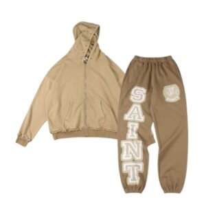 Saint Vanity SAINT Hoodie Set Beige