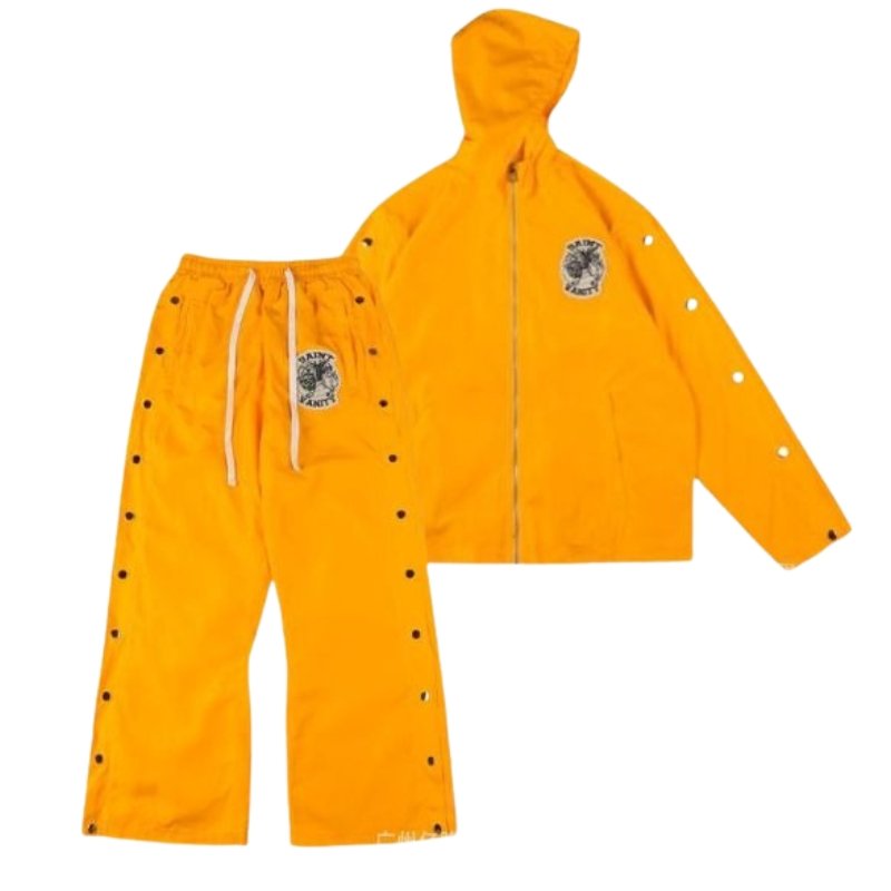Saint Vanity Nylon Tracksuit Yellow Saint Vanity Nylon Tracksuit Yellow